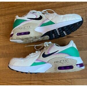 Women’s 8.5 Nike Air Max Excee Sail Sandrift Tan Green CD5432-124 Running Shoes